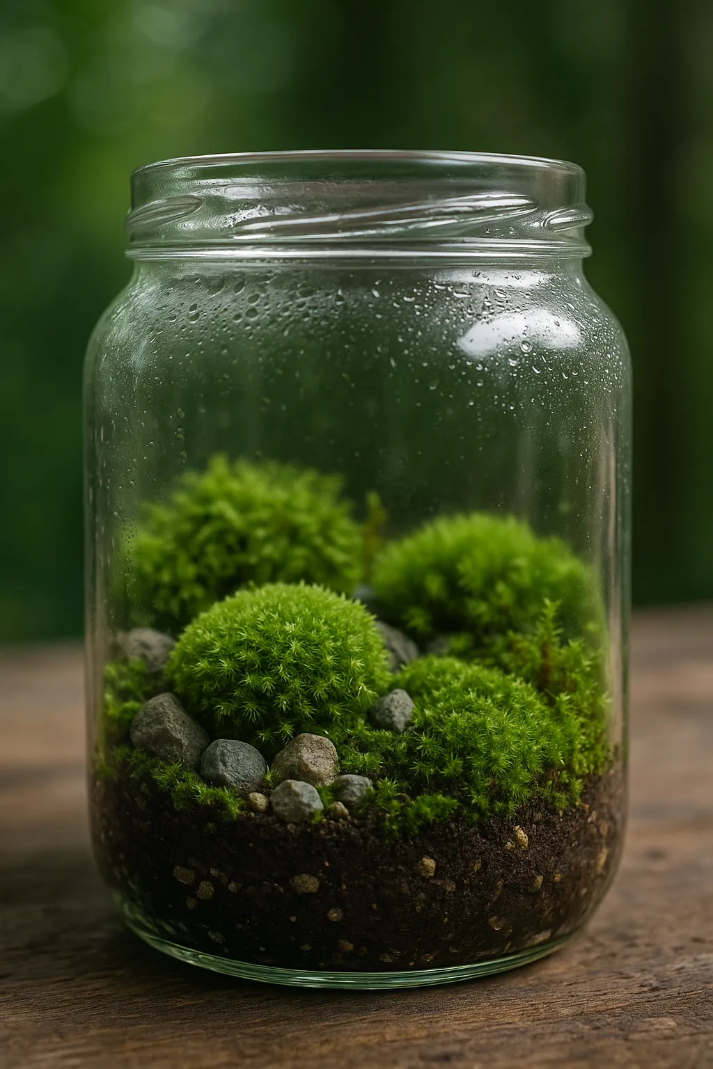 秋の夜長とガラスの森