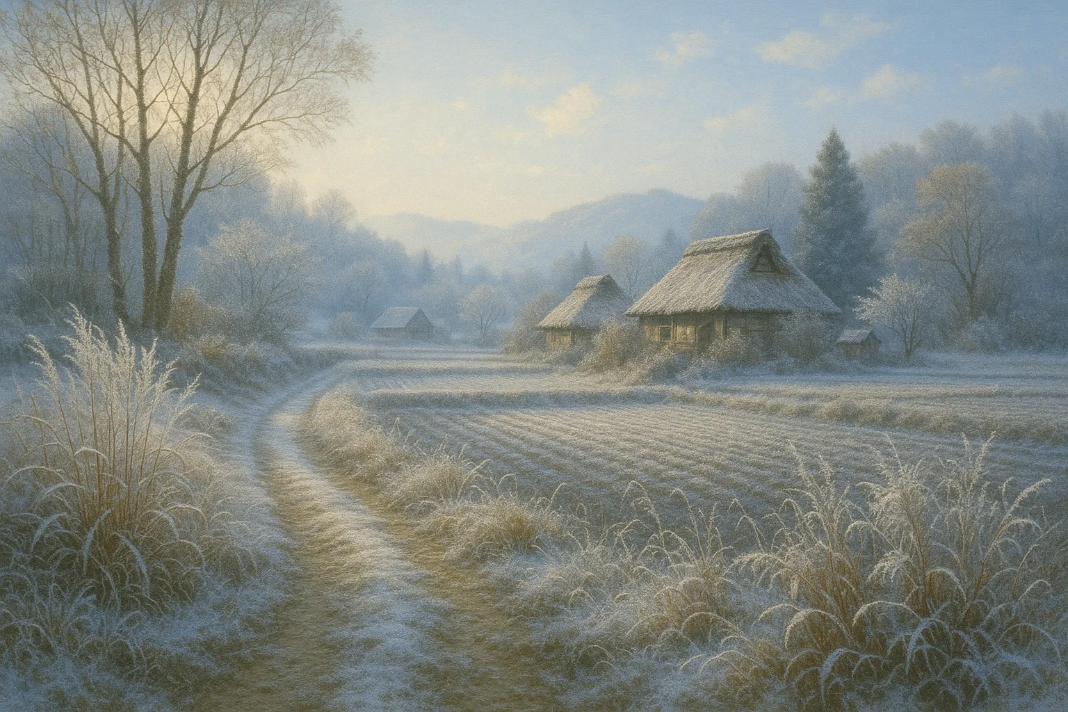 霜月と小春日和