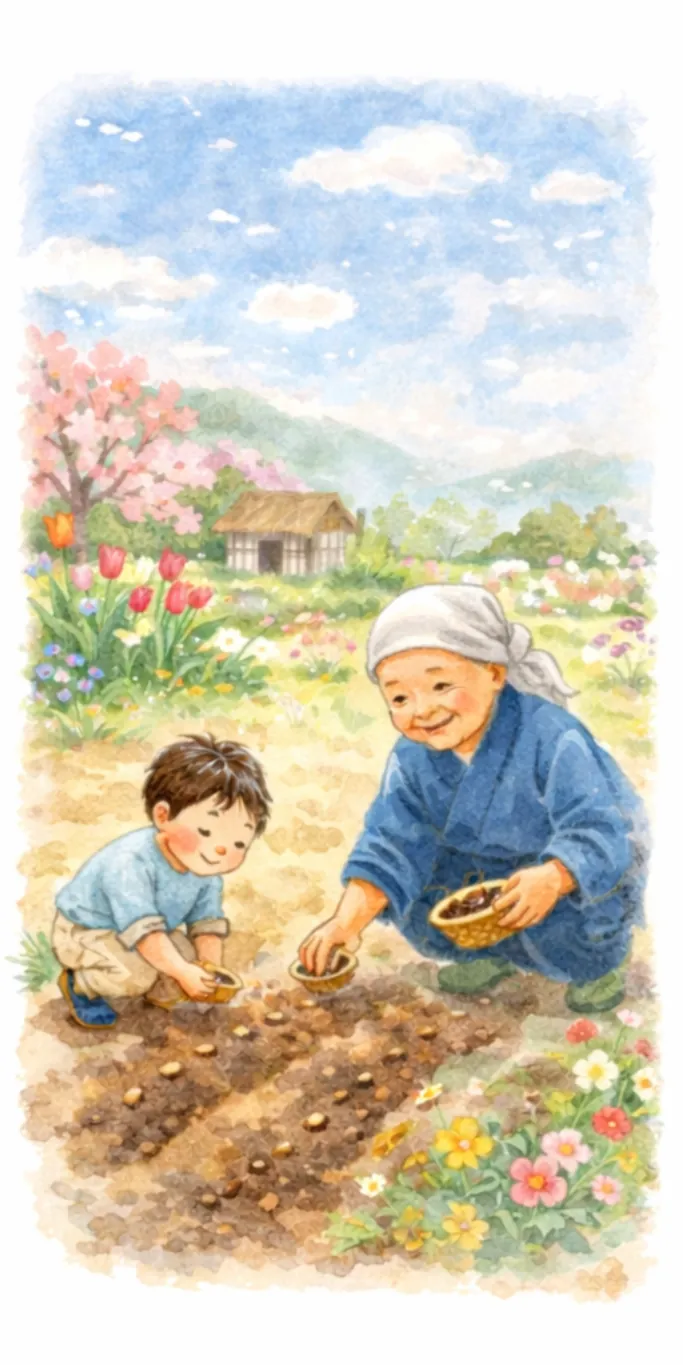 啓蟄から始まる種まき？